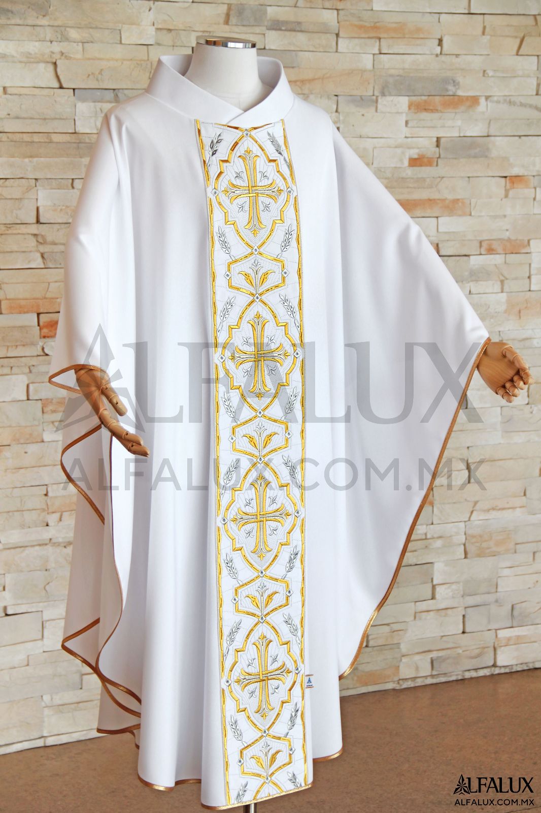 04 IMPERIAL  Casulla Alfalux Blanco Central 93 (5)